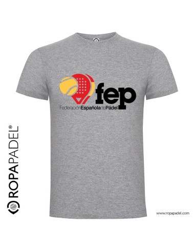 Camiseta de pádel FEP "Federación Española de Pádel" en ROPAPADEL