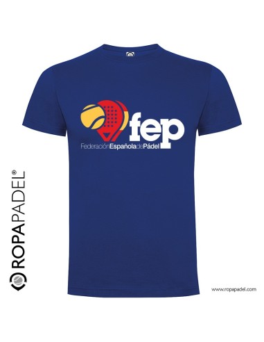 Camiseta de pádel FEP "Federación Española de Pádel" en ROPAPADEL