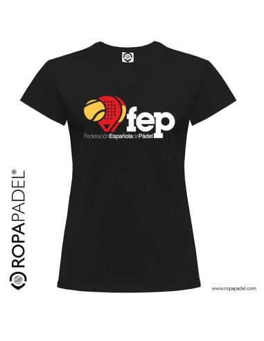 Camiseta de pádel FEP "Federación Española de Pádel" en ROPAPADEL