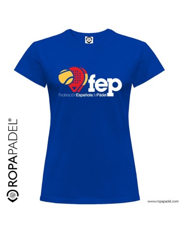 Camiseta de pádel FEP "Federación Española de Pádel" en ROPAPADEL