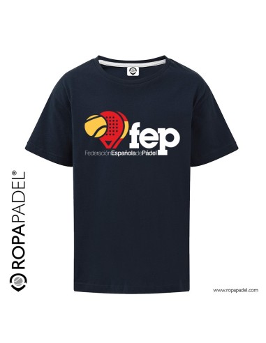 Camiseta de pádel FEP "Federación Española de Pádel" en ROPAPADEL