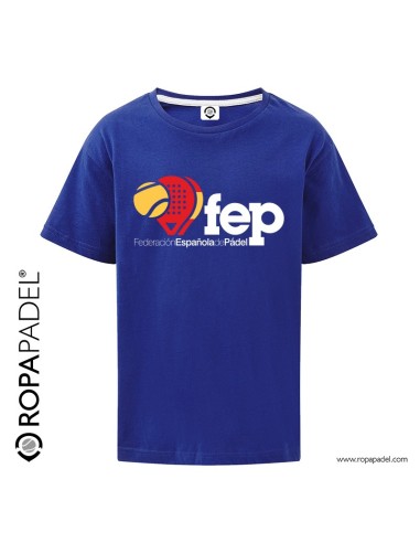 Camiseta de pádel FEP "Federación Española de Pádel" en ROPAPADEL