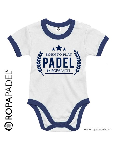 Body de pádel para bebé "BORN TO PLAY PADEL" - Comprar en ROPAPADEL