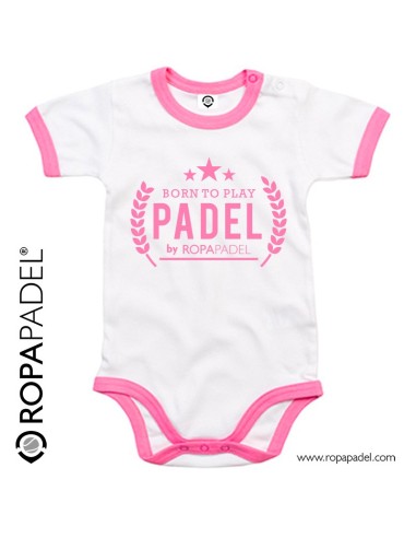 Body de pádel para bebé "BORN TO PLAY PADEL" - Comprar en ROPAPADEL