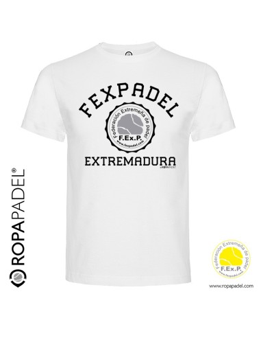 Camiseta de pádel hombre FEXPADEL URBAN 2019 "Federación Extremeña de Pádel"