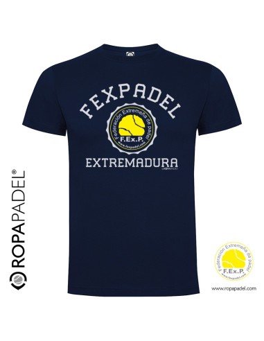 Camiseta de pádel hombre FEXPADEL URBAN 2019 "Federación Extremeña de Pádel"