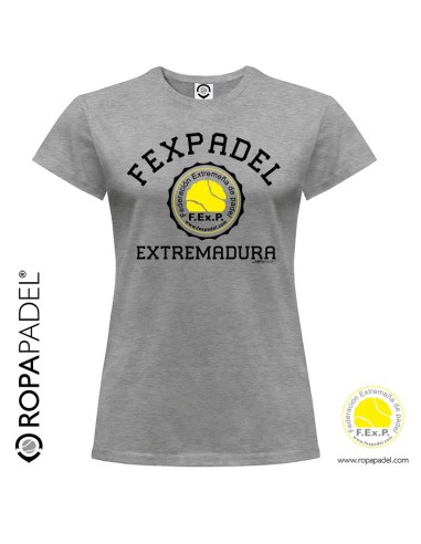 Camiseta de pádel mujer FEXPADEL URBAN 2019 "Federación Extremeña de Pádel"