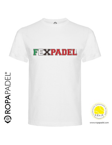 Camiseta de Pádel hombre FEXPADEL URBAN 2018 "Federación Extremeña de Pádel"