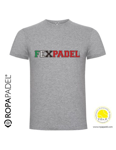 Camiseta de Pádel hombre FEXPADEL URBAN 2018 "Federación Extremeña de Pádel"