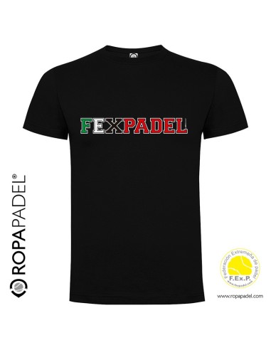 Camiseta de Pádel hombre FEXPADEL URBAN 2018 "Federación Extremeña de Pádel"