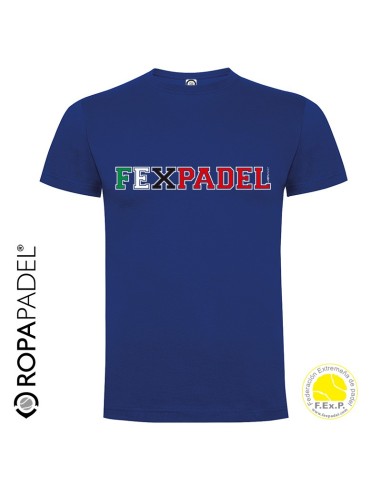 Camiseta de Pádel hombre FEXPADEL URBAN 2018 "Federación Extremeña de Pádel"