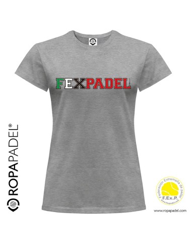 Camiseta de Pádel mujer FEXPADEL URBAN 2018 "Federación Extremeña de Pádel"