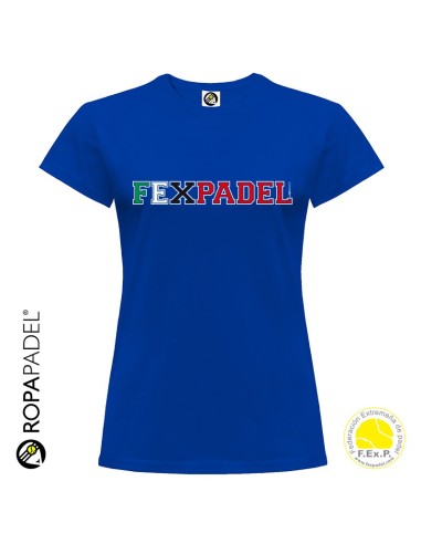 Camiseta de Pádel mujer FEXPADEL URBAN 2018 "Federación Extremeña de Pádel"