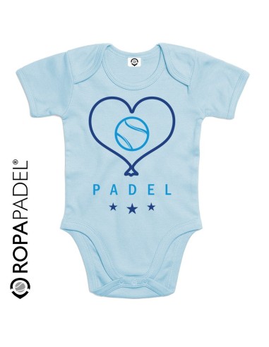 Body de pádel para bebé "BABYPADEL BLUE"