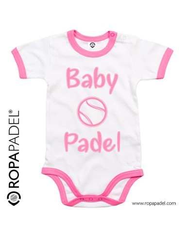 Body de pádel para bebé "BABYPADEL HAPPY" - Comprar Bodys en ROPAPADEL