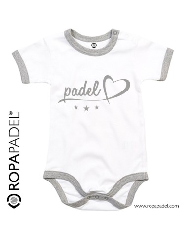 Body de pádel para bebé "BABYPADEL LOVE" - Comprar Bodys en ROPAPADEL