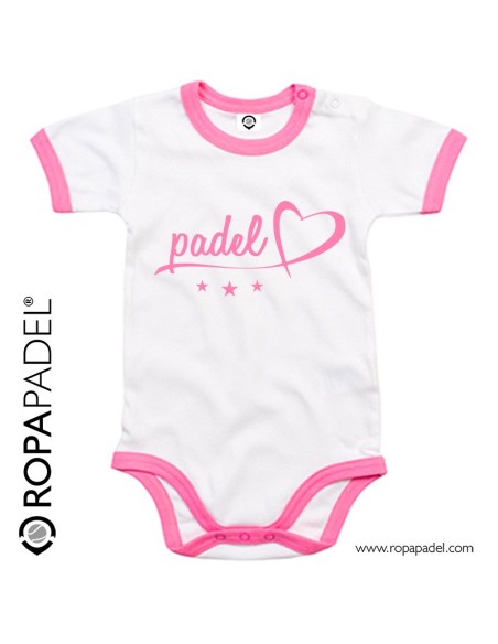 Body de pádel para bebé "BABYPADEL LOVE" - Comprar Bodys en ROPAPADEL