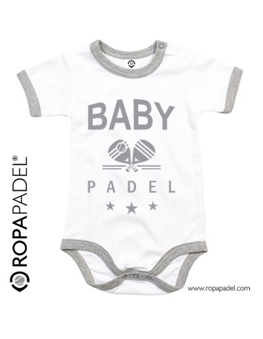 Body de pádel para bebé "BABYPADEL STAR" - Comprar Bodys en ROPAPADEL