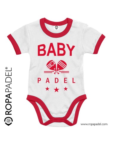 Body de pádel para bebé "BABYPADEL STAR" - Comprar Bodys en ROPAPADEL